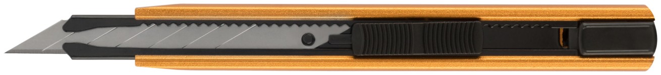 Нож технический  9 мм усиленный, металлический корпус