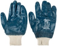 Перчатки рабочие c полным двойным нитриловым обливом ( кислотно-щелочностойкие )