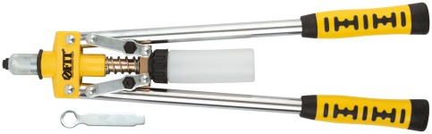 Заклепочник усиленный с длинными ручками, пластиковый контейнер  3,2-4,8 мм (430 мм)