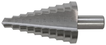 Сверло ступенчатое HSS по металлу, 15 ступеней, 4-32 мм