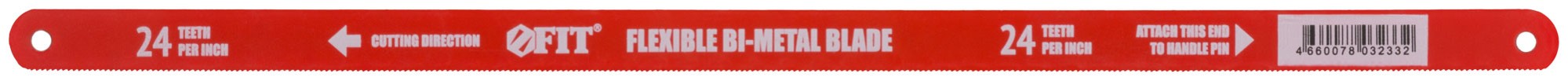 Полотно ножовочное по металлу 300 мм Профи (Bi-Metal)  ( 24 ТPI )