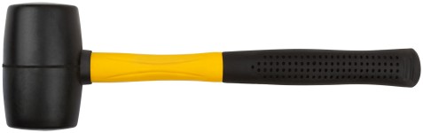 Киянка резиновая, фиберглассовая ручка 60 мм ( 450 гр )