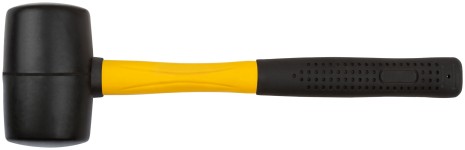 Киянка резиновая, фиберглассовая ручка 65 мм ( 680 гр )
