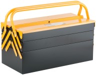 Ящик для инструмента металлический с 4-мя раздвижными отделениями  420х200х200 мм