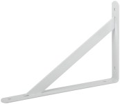 Уголок-кронштейн усиленный белый 300х200 мм