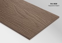 Сайдинг-панель FIBRA PLANK - 3000x200x8 RAL 8028