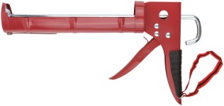 Пистолет для герметика 225 мм полукорпусной усиленный, зубчатый шток