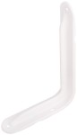 Уголок-кронштейн усиленный белый 160х250 мм (1,0 мм)