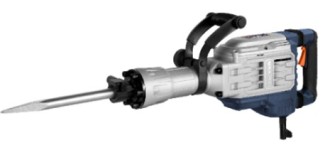 MAX-PRO Молоток отбойный электрический 1700 Вт, 1900 уд/мин, 60 Дж, 30 мм HEX, 14 кг, резиновый кабель, дополнительные щетки, кейс