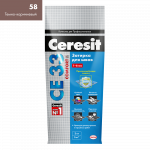 Затирка цементная Ceresit CE33 Комфорт 58 Темно-коричневый 2 кг